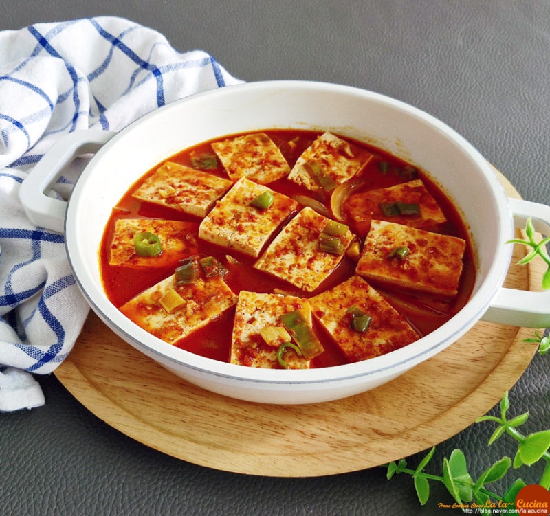두부찌개 레시피 이모카세 두부찌개 만들기