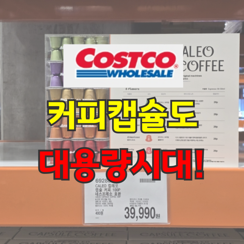 코스트코 커피캡슐 스타벅스 디카페인 추천 네스프레소 호환 캡슐 총정리