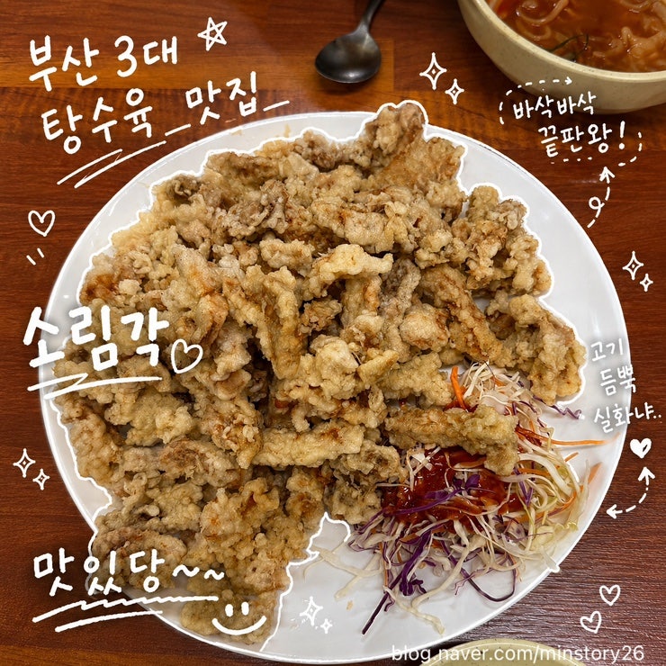 부산 전포 | 부산 중식 맛집 • 소림각 전포직영점 옛날 탕수육 솔직후기