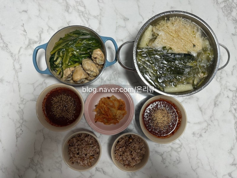 복날 보양식 닭한마리 & 이북식 찜닭 레시피 ᕑᗢᓫ