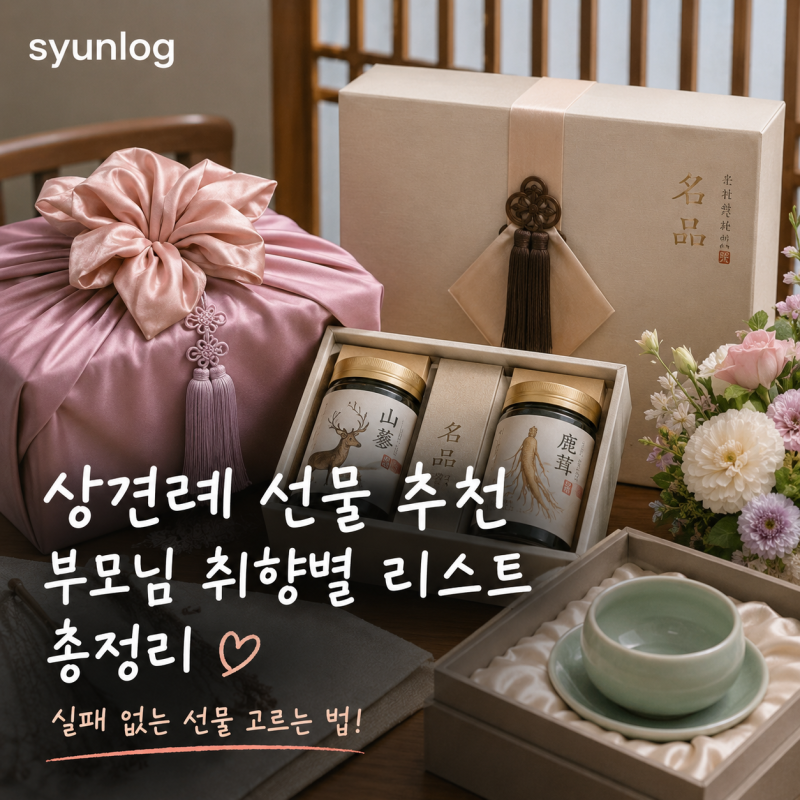 상견례 선물 추천 부모님 취향별 리스트 총정리