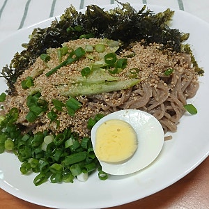 들기름 막국수 레시피 들기름 간장 메밀국수 2인분 맛있게 만드는 법 국수 삶는 법과 막국수 ....