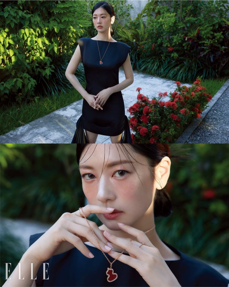 정소민 ELLE 화보 속 블랙 원피스 정보! 세련된 딘트 원피스