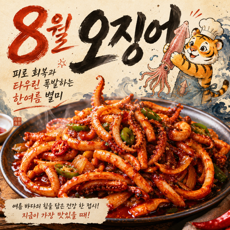 8월 제철 수산물 오징어 효능과 손질 보관법 | 제철 딥다이브 #05