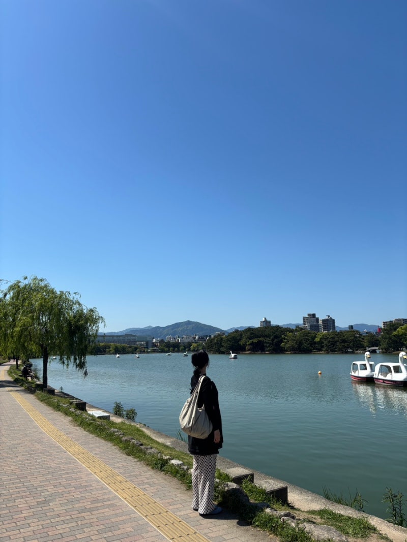 [일본/후쿠오카/2박3일] 17주차 쌍둥이 태교여행② / 코메다커피 하카타역 히가시점 / 오호리 ....