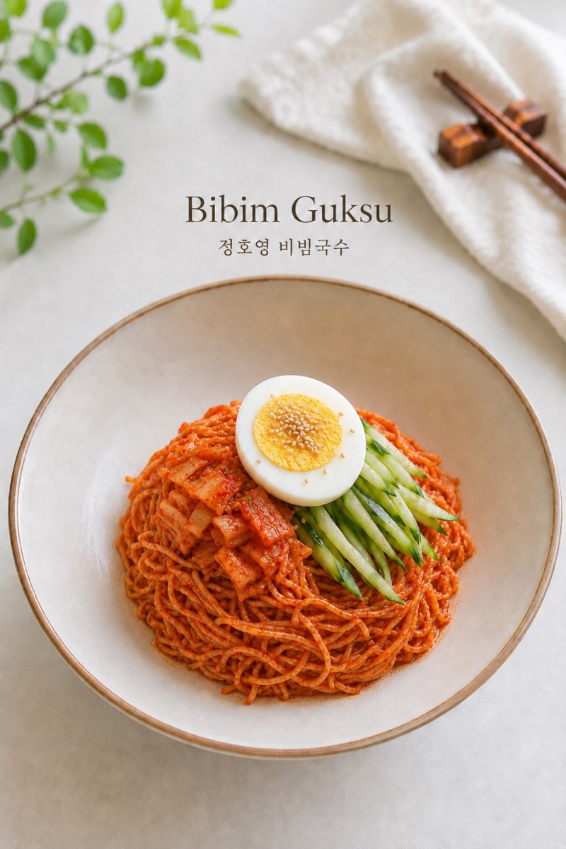 [레시피] 정호영 비빔국수 양념장 레시피｜새콤달콤 황금비율로 만드는 여름 별미