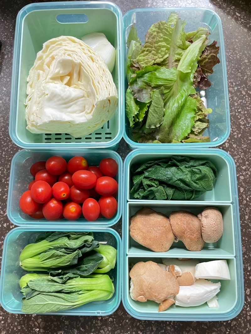 깜놀하게 오래가는 신선도 유지 예쁜 밀폐용기 이지앤프리 에어클립