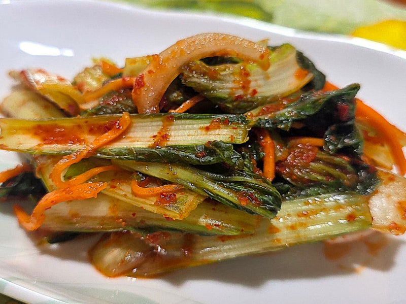 얼갈이배추김치 맛있게 담그는 법 식당보다 맛있는 아삭하고 시원한 황금레시피