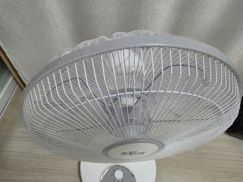 다이소 선풍기 안전망 48cm 사용 후기