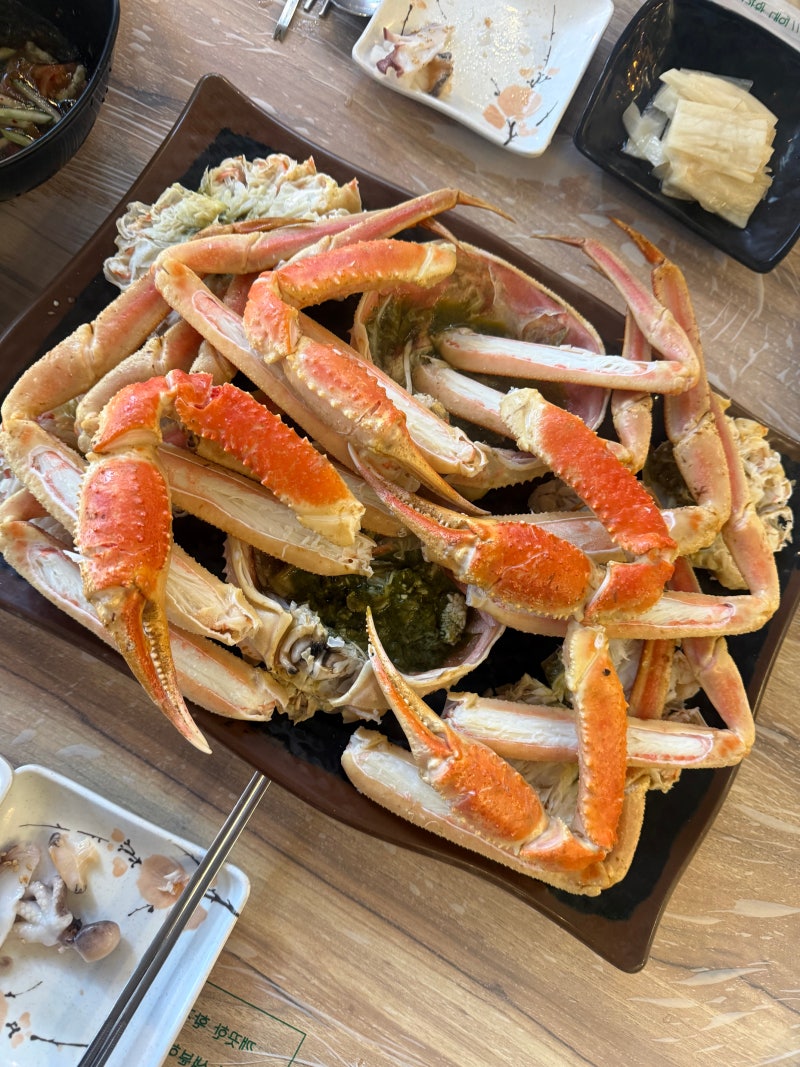 삼척해수욕장 대게 맛집｜대게먹방 후기