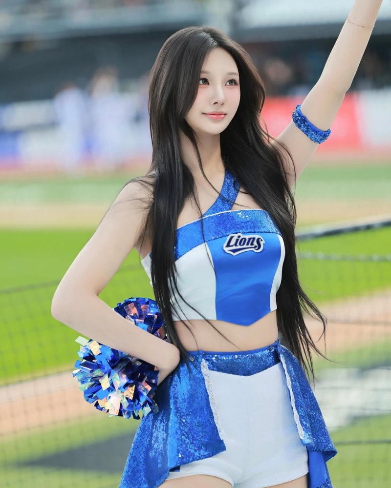[치어리더] 삼성 라이온즈의 새로운 마스코트! 신비 치어리더 프로필 & 경력 완벽 정리 ✨