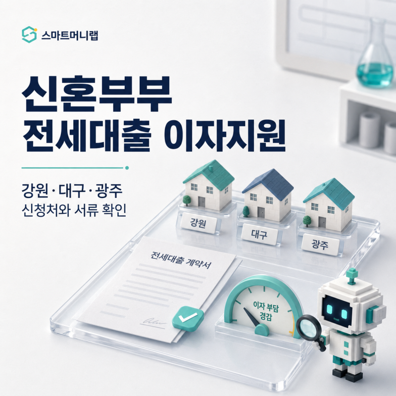 강원 대구 광주 신혼부부라면 전세대출 이자지원부터 확인해보자