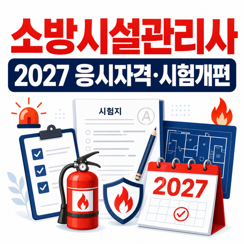 소방시설관리사 2027년부터 바뀌는 개편 내용 정리