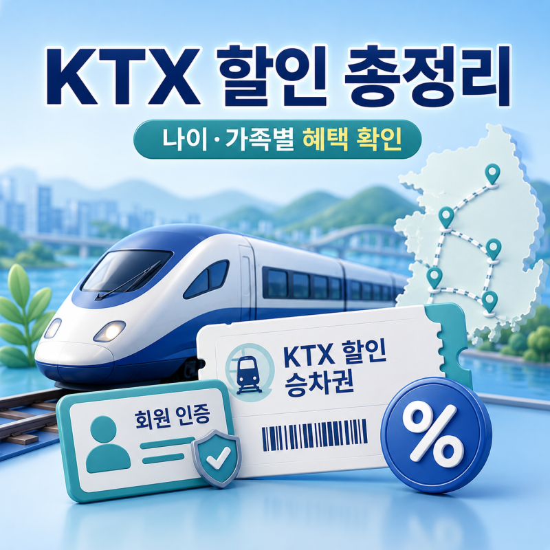 청소년 드림·힘내라 청춘 차이, 나이별 KTX 할인 비교