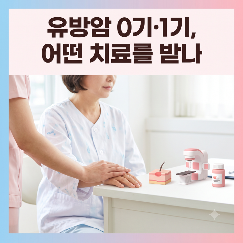 유방암 0기·1기, 어떤 치료를 받나