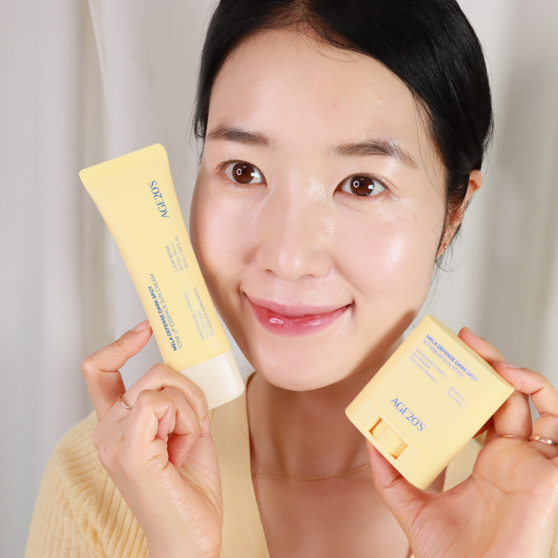 올리브영 선크림 추천 에이지투웨니스 멜라 디펜스 기미 톤업선크림 노세범 선스틱