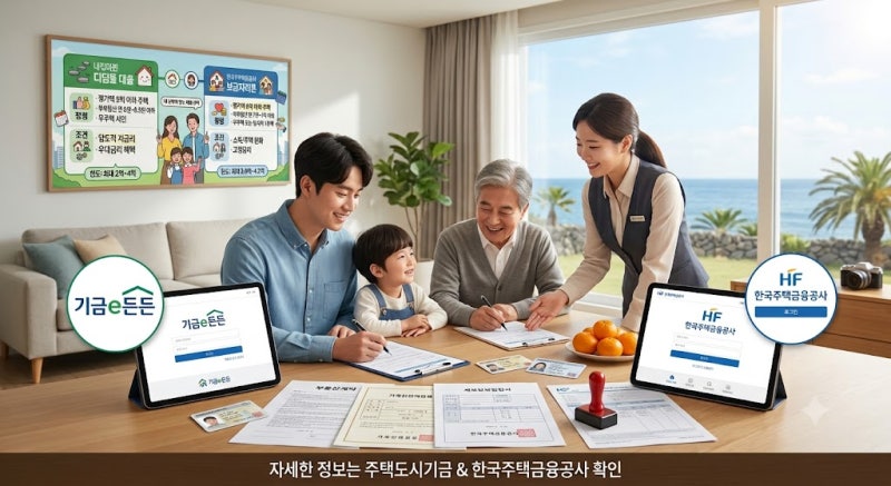 [대출 총정리] 디딤돌 대출 vs 보금자리론 장단점·필요서류·신청방법