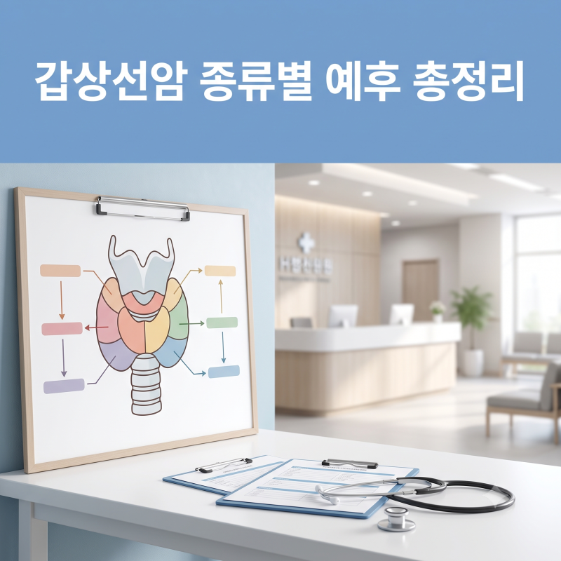 갑상선암 종류별 예후 총정리