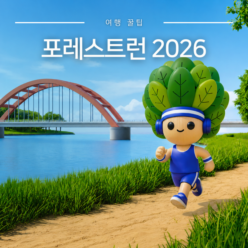 포레스트런 2026 접수 기념품 총정리! 달리면서 나무를 심는 여의도 마라톤