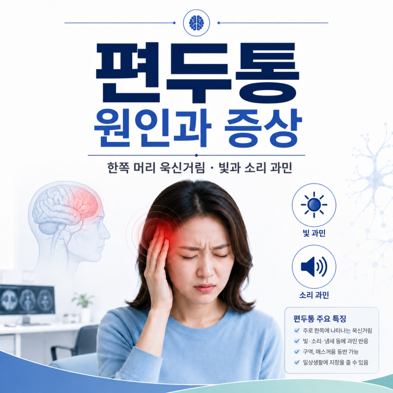 부산 하단 편두통, 원인과 증상부터 음식·약물 관리까지