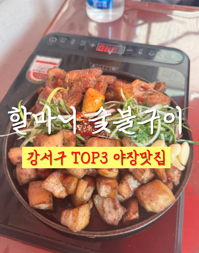 강서구청 맛집 추천 할마니 숯불구이 야장 감성 찐맛집