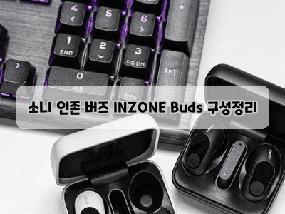 소니 인존 버즈 INZONE Buds 구성정리