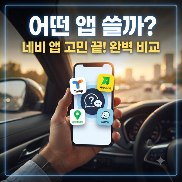 아직도 길 헤매시나요? 실패 없는 자동차 네비 앱 추천 BEST 5