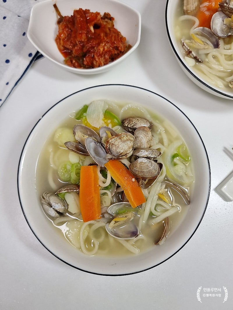 복날 음식 바지락칼국수 레시피, 중복 삼계탕 대신 이열치열 칼국수 끓이는법