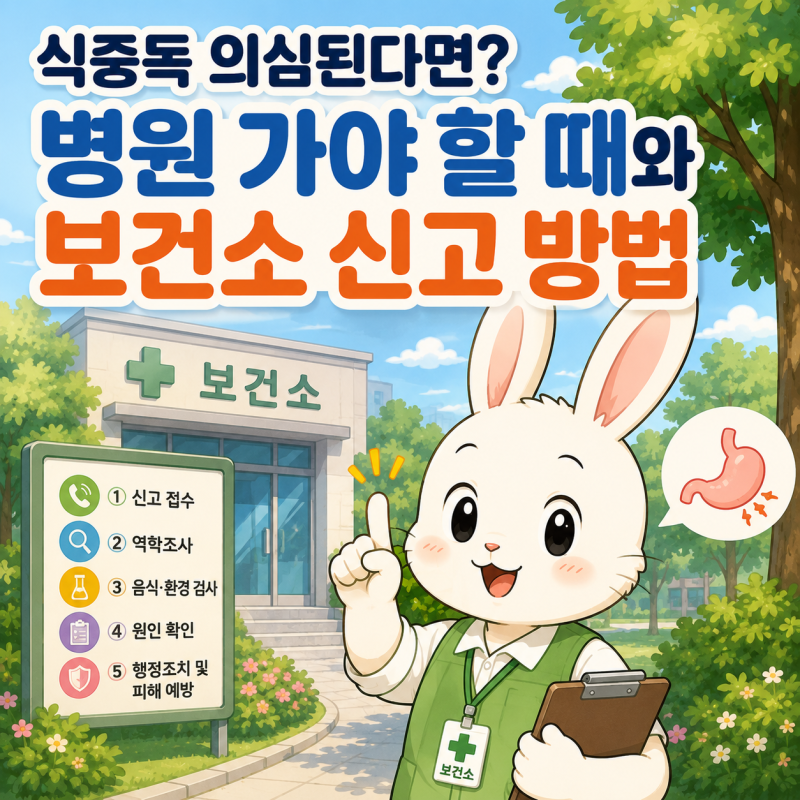 외식 후 식중독이 의심된다면? 병원 가야 하는 경우와 보건소 신고 방법