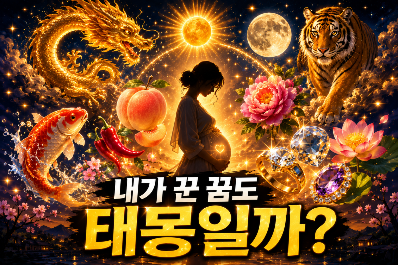태몽 종류 100가지 총정리｜동물·과일 태몽, 아들·딸·큰인물 풀이