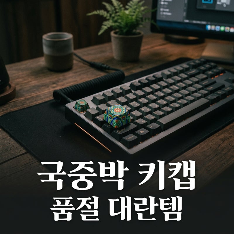 국립중앙박물관 키캡, 단청부터 국새까지! 가격·구매처 총정리
