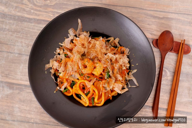 야끼우동 레시피 비결 새우 해물볶음우동 만드는 법 맛보장 우동면 요리