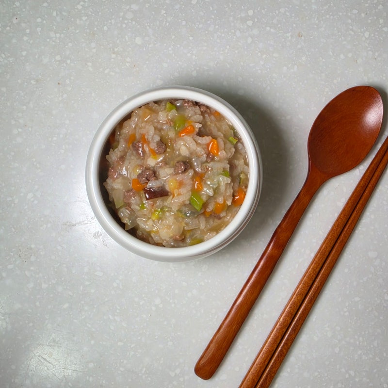 소고기야채죽 끓이는법 만들기 레시피
