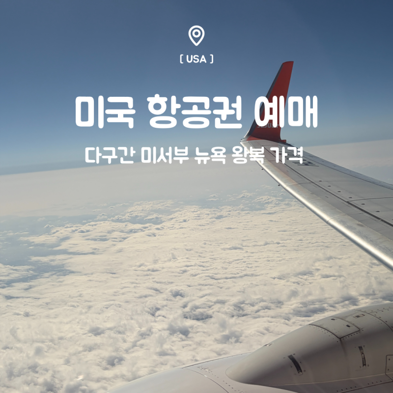 미국 서부 뉴욕 여행 준비 : 최저가 항공권 찾기 다구간 예약 스카이스캐너