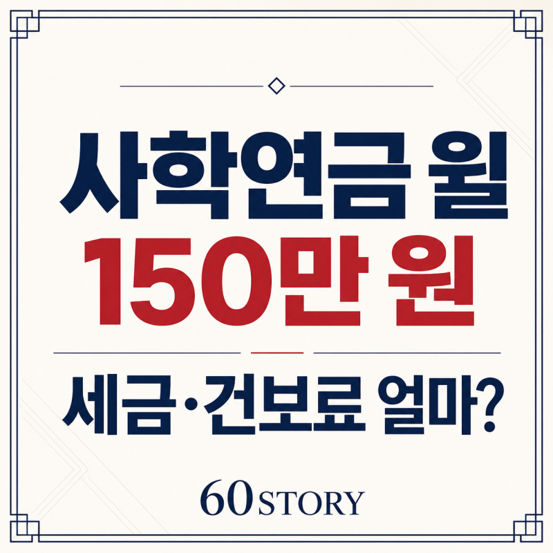 공적연금은 무조건 종합과세, 건강보험료에도 반영됩니다: 2026년 사학연금 월 150만 원 예시