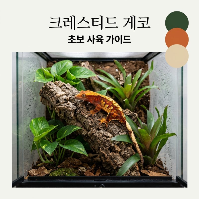 크레스티드 게코 키우기: 초보자 사육 세트와 분양 가격 총정리