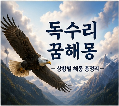 독수리 꿈해몽 총정리｜독수리가 나는 꿈, 공격하는 꿈