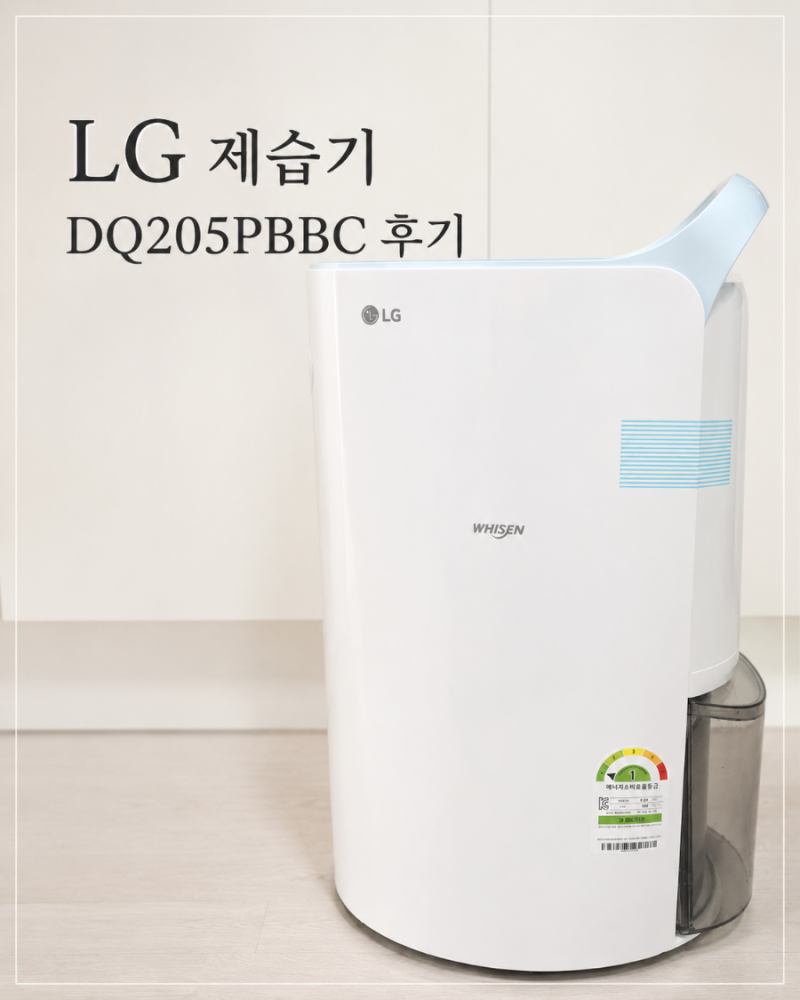 [ 제습기 추천 ] LG 제습기 DQ205PBBC 한달 후기｜20L 대용량 제습기 장점·단점 비교