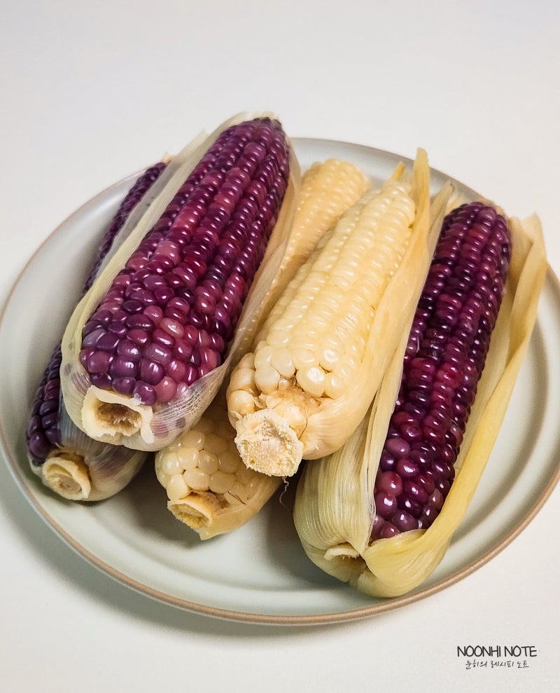 옥수수 삶는법 찰옥수수 쫀득하고 맛있게 냄비 삶는 시간