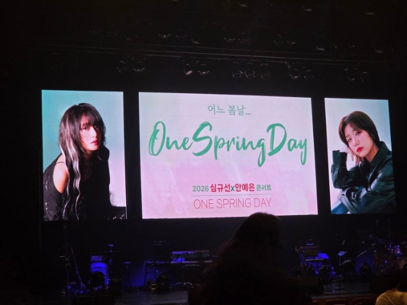 [콘서트후기]심규선x안예은 콘서트 처음 다녀와본 이야기