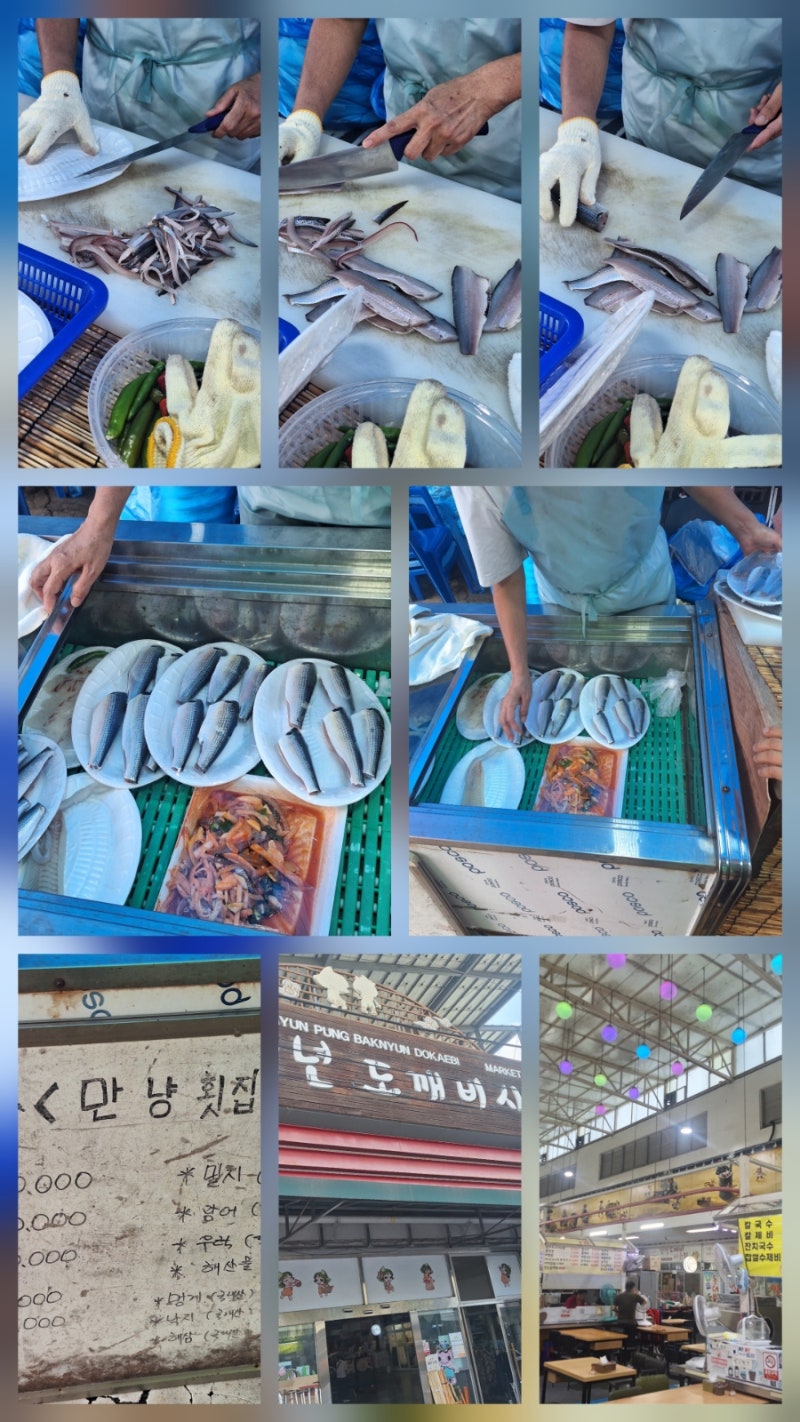 대구 현풍도깨비시장 장날 방문! 현풍백년도깨비시장에서 전어회 한 접시 제대로 즐기기