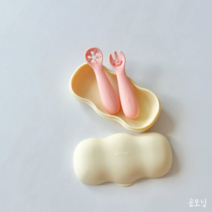 모윰 스타터 스푼포크세트 자기주도 이유식 연습 시작 6개월 아기 이유식 필수템