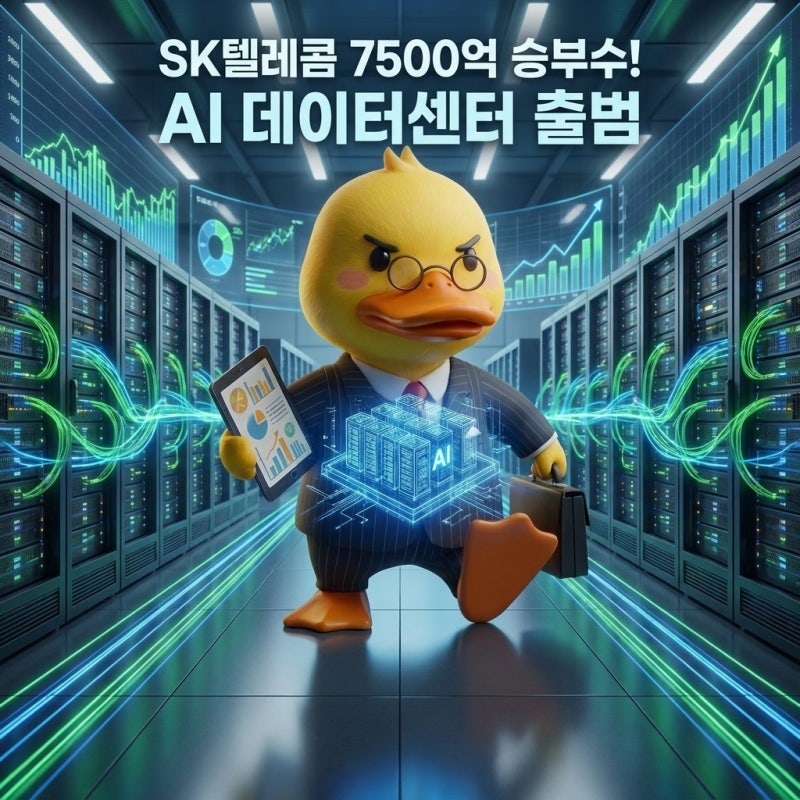 SK텔레콤 7500억 투자, AI 데이터센터 자회사 SK하이퍼 설립과 15GW 로드맵 분석