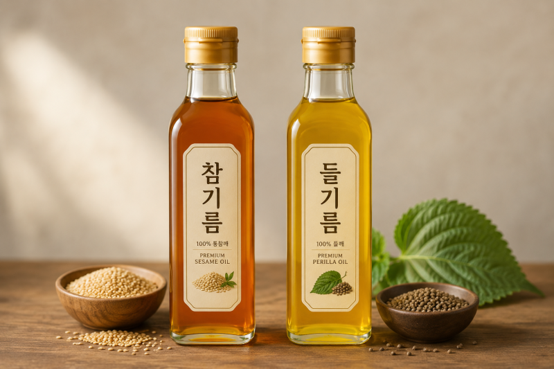 참기름 들기름 차이 구별법! 효능 보관법 발화점 영양성분 칼로리 활용법