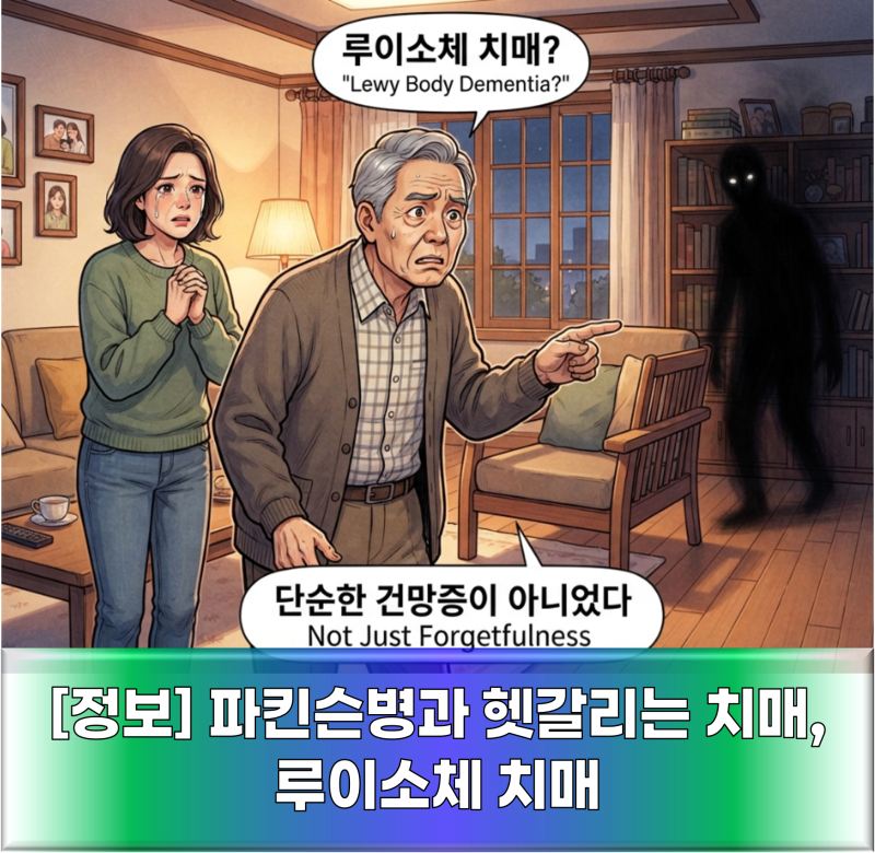 파킨슨병과 헷갈리는 치매, 루이소체 치매