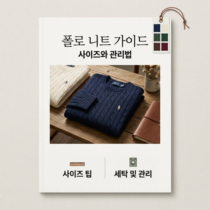 실패 없는 핏 선택 가이드 폴로 니트 사이즈 추천 관리법