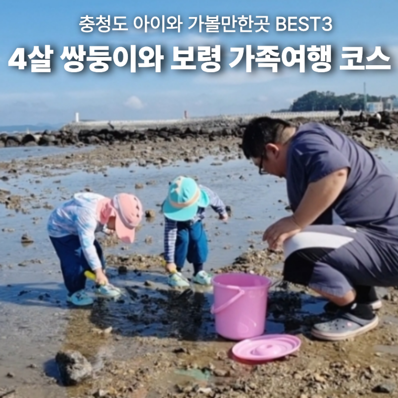 충청도 아이와 가볼만한곳 BEST3｜4살 쌍둥이와 직접 다녀온 보령 가족여행 코스
