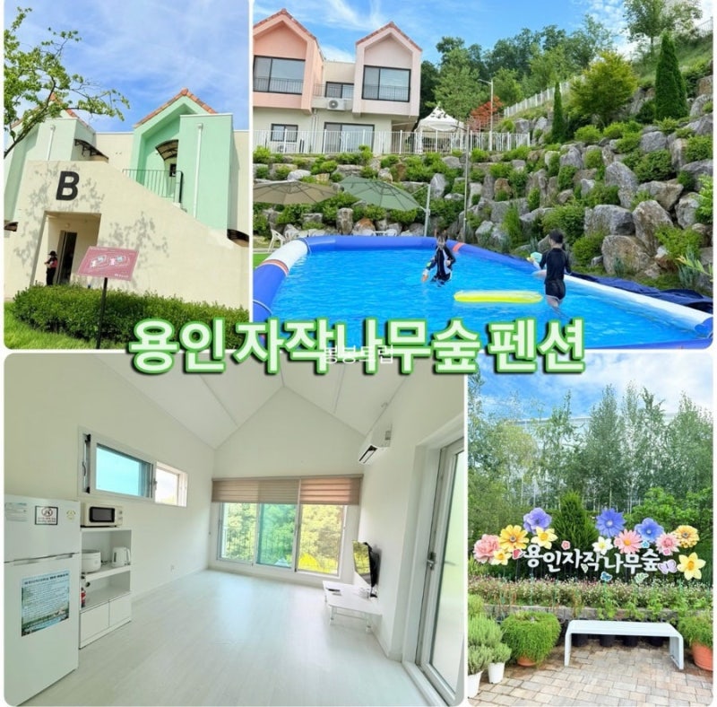 용인 수영장 펜션 용인자작나무숲펜션 힐링숙소 추천
