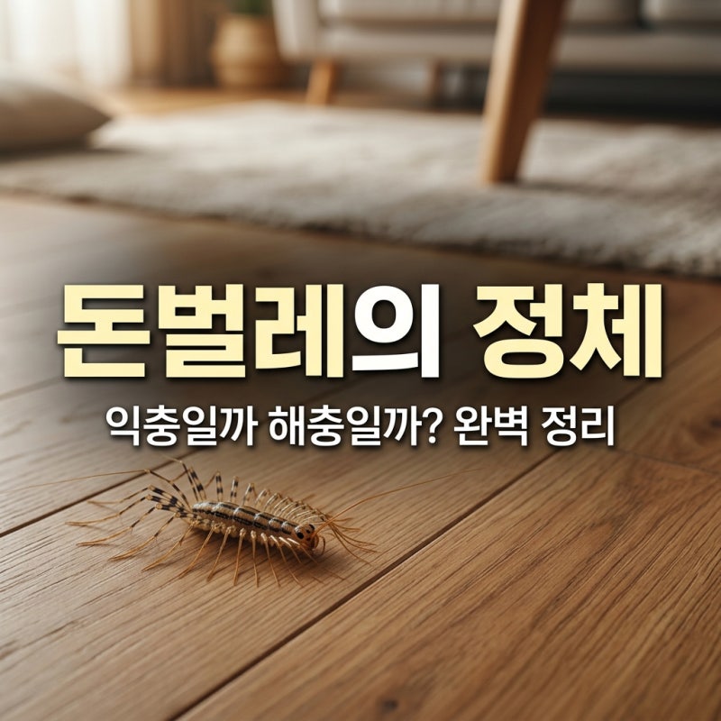 집에서 만나는 돈벌레 그리마 정체와 대처법 완벽 정리