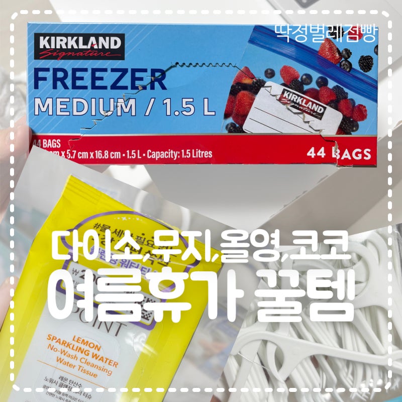 여름 여행 필수품 추천 내돈내산 숨은 꿀템 6가지 (다이소, 무인양품, 올리브영, 코스트코)